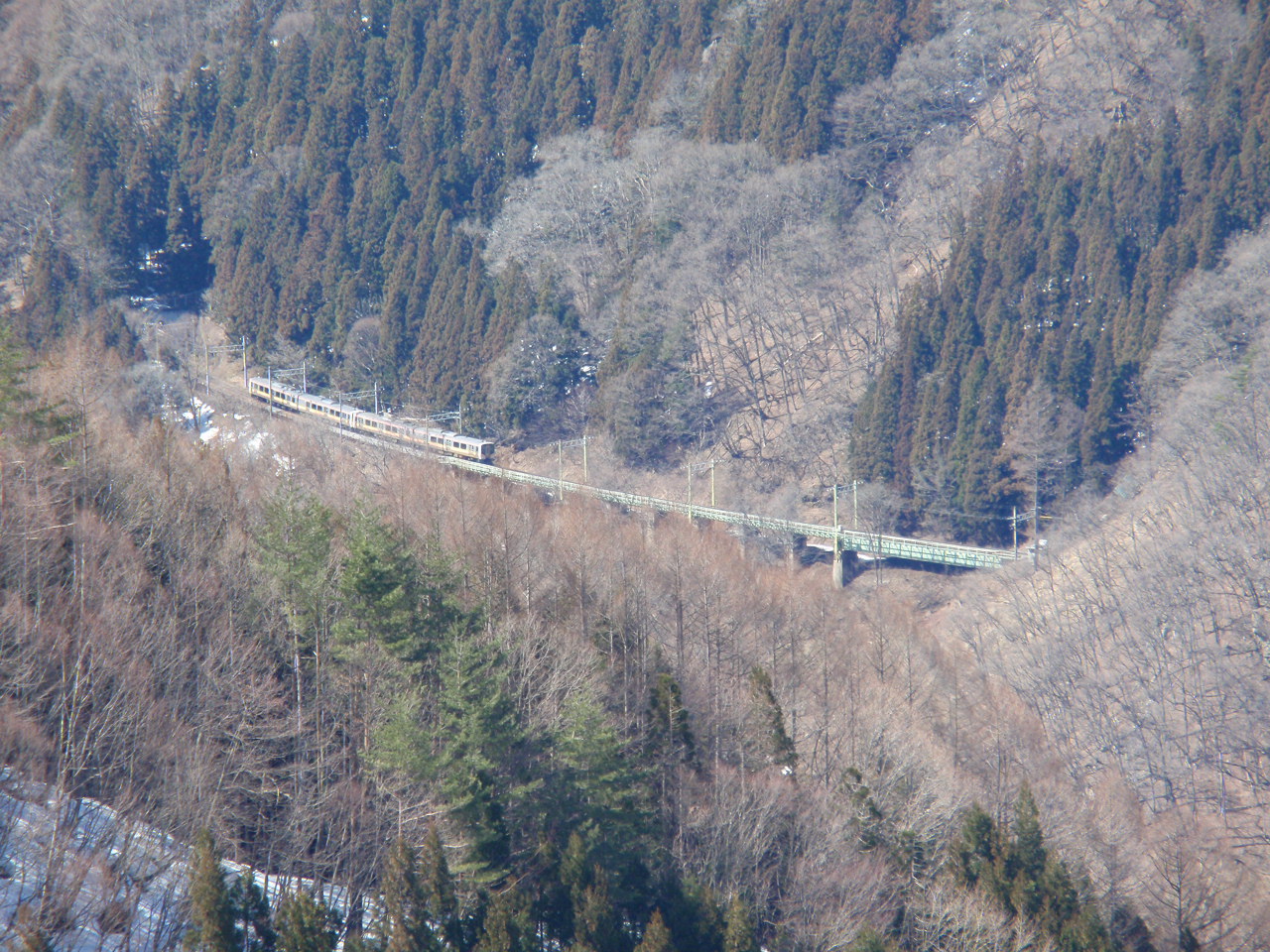 湯檜曽ループ線の1732M