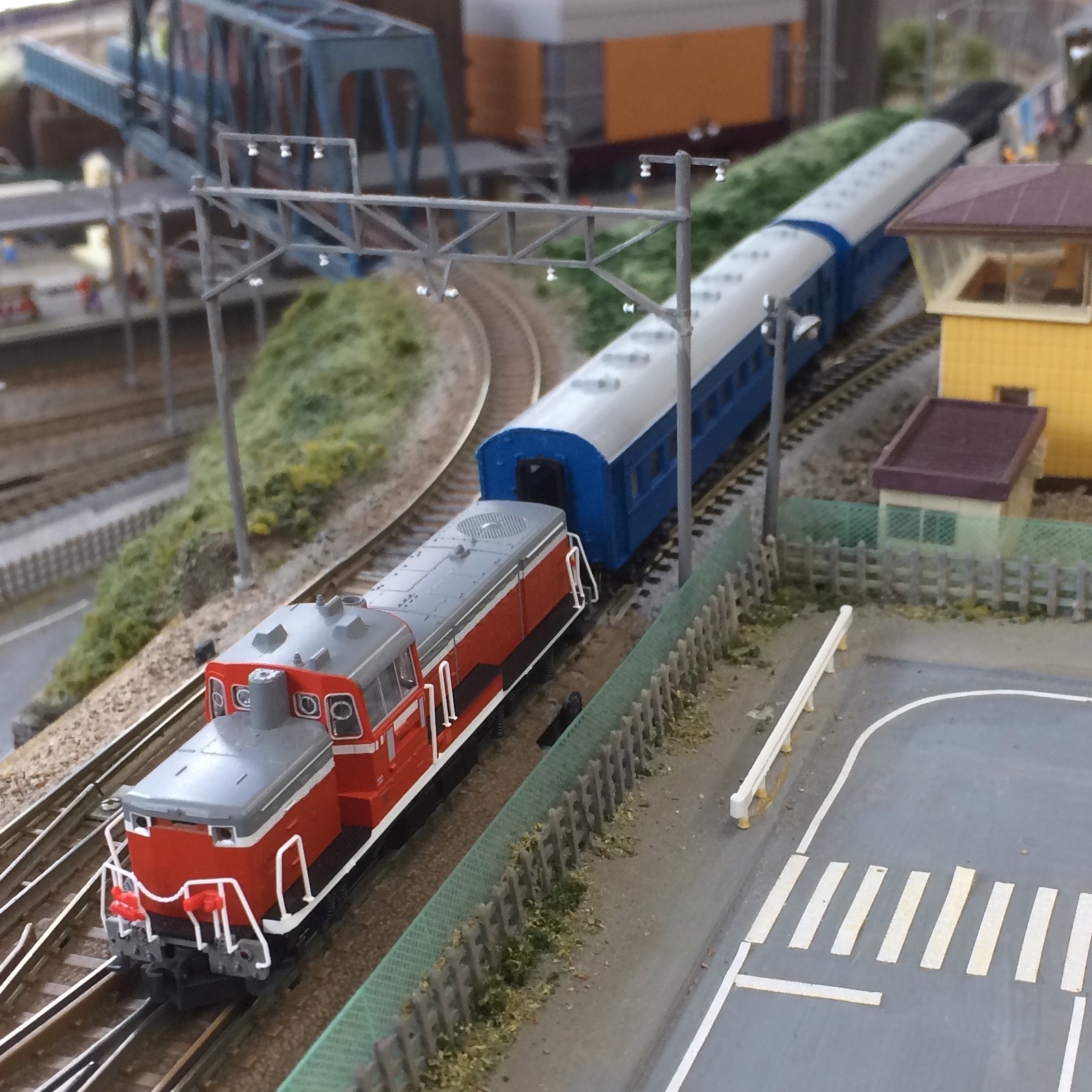 倉吉線の青い鋼体化客車