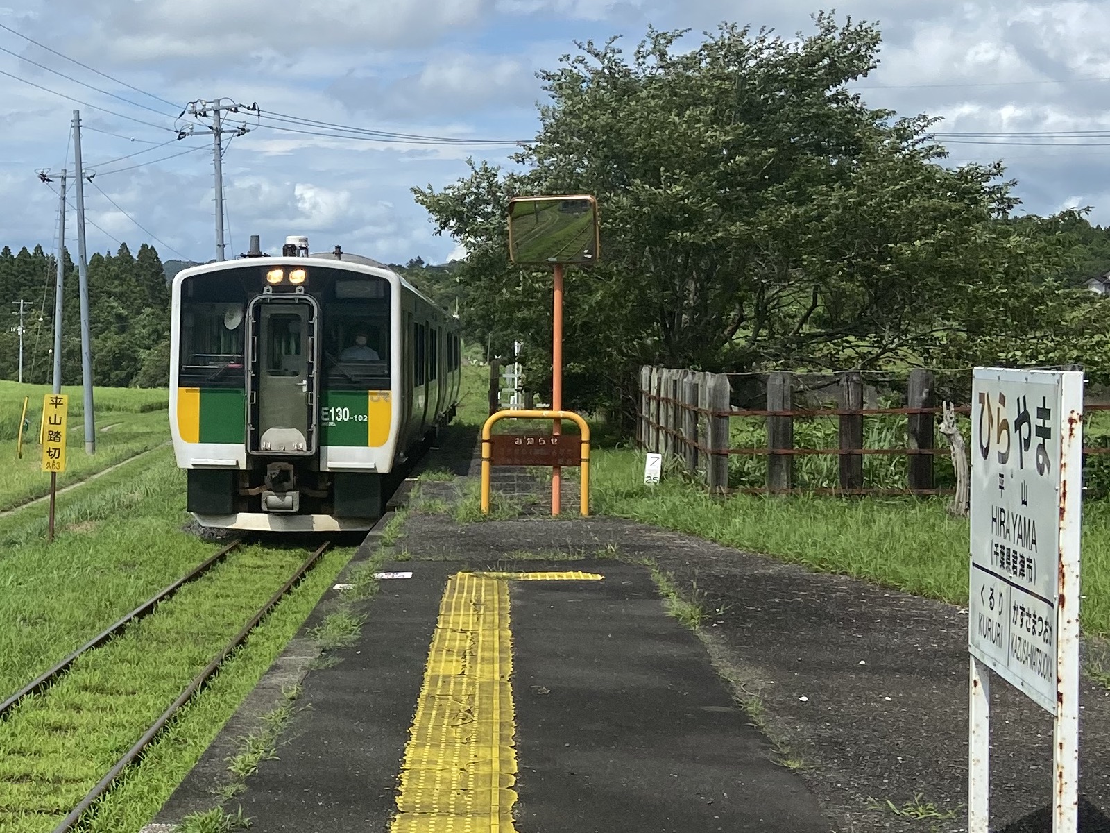 久留里線の平山駅