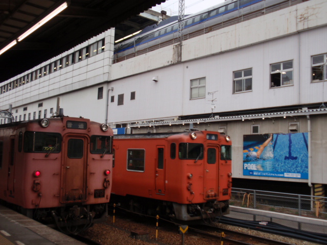 撮影場所・山陽本線広島駅芸備線ホーム