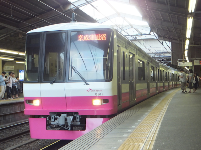 撮影場所・新京成線新津田沼駅下りホーム