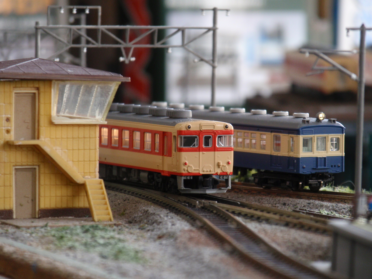キハ65、キハ58、キロ28、カタログ落ちのKATO製車輌で組んだ因美線